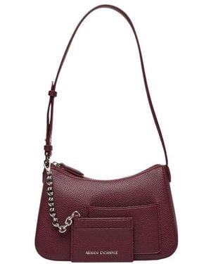 ARMANI EXCHANGE Bordeaux Polyester Handbag - Purple