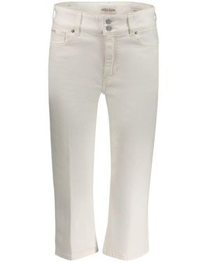 Guess Bianco Cotton Capri - Natural