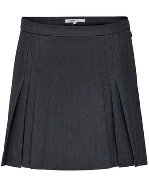 ONLY Grey Polyester Skirt - Black