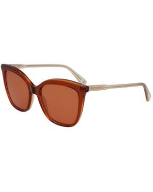 Longchamp Acetate Sunglasses - Brown