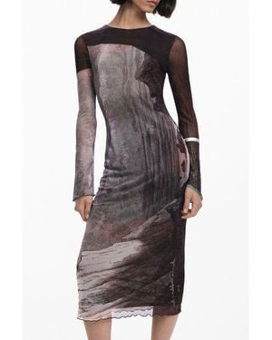 Desigual Polyester Dress - Black