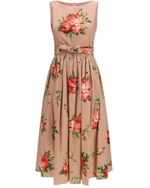Dolce & Gabbana Floral Motif Dress - Multicolour