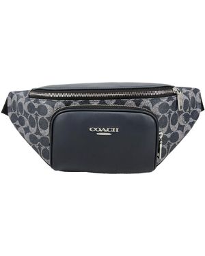 COACH Racer Signature Fanny Belt Bag - Black