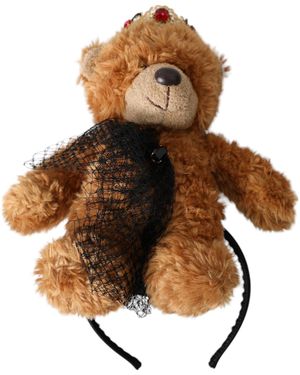 Dolce & Gabbana Teddy Bear Crystal Crown Tiara Diadem Hair  display picture 1