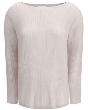 Allude Cashmere Cashmere Jumper - Grey