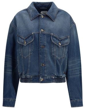 Versace Blue Cotton Clothing