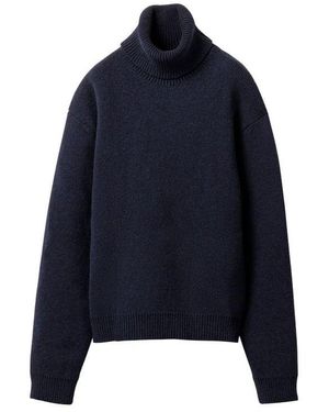 Miu Miu Blue Cashmere Turtleneck