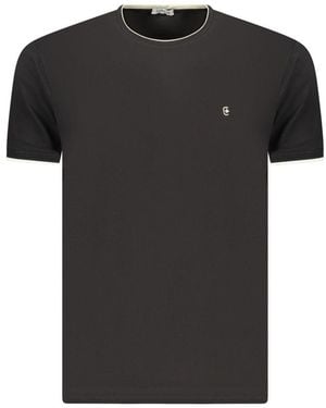 COVERI MOVING Black Cotton Men's T