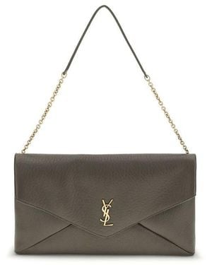 Saint Laurent Cassandre Xxl Shoulder Bag - Gray