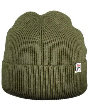 Fila Verde Polyacrylic Men Cap - Green