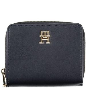 Tommy Hilfiger Sleek Polyethylene Wallet - Blue
