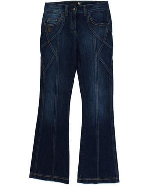 Roberto Cavalli Cotton Stretch Low Waist Jeans - Blue