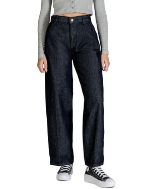 Calvin Klein Blue Cotton Bootcut Jeans