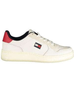 Tommy Hilfiger Bianco Poliuretano Uomo Trainer - White