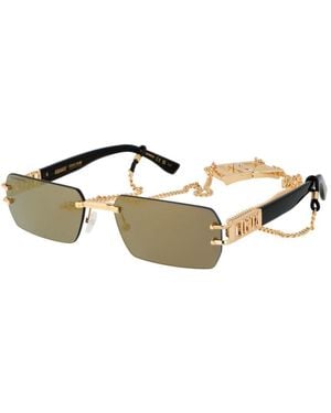 DSquared² Gold Metal Sunglasses - Metallic