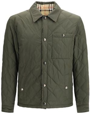 Burberry Polyamide Shell Jacket - Green