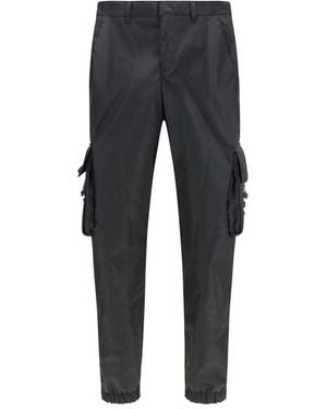 Prada Black Polyamide Athletic Trousers