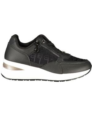 Laura Biagiotti Black Polyurethane Sneaker