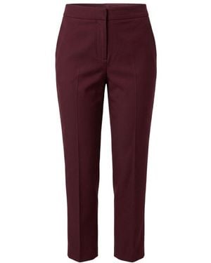Trussardi Red Viscose Trousers - Purple
