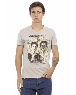 TRUSSARDI ACTION Beige Cotton Men T - Natural