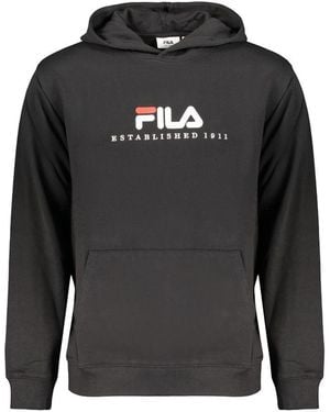 Fila Black Cotton Men's Sweatshirt - Grey