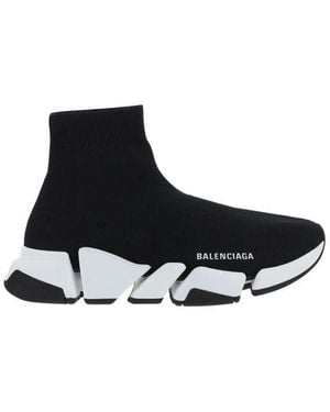 Balenciaga Black Polyester Athletic Sneakers