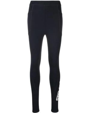 Stella McCartney Logo-print Scuba leggings - Blue