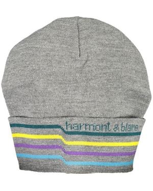 Harmont & Blaine Gray Wool Hats & Cap