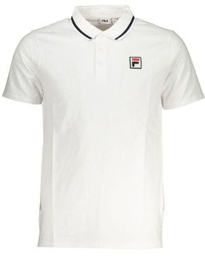 Fila Classic Fit Polo Shirt Short Sleeves - White