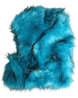 Dolce & Gabbana Modacrylic Fur Bucket Capello Hat Polyester - Blue