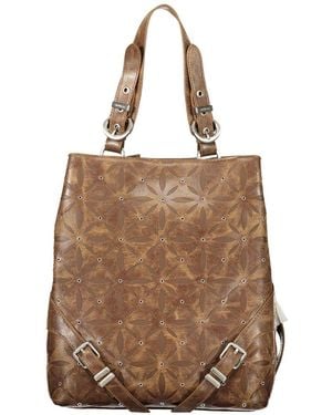 Desigual Polyurethane Backpack - Brown