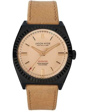 Jason Hyde Brown Paper Watch - Black