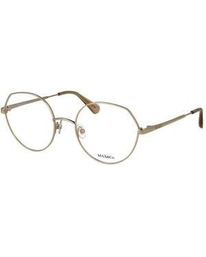 MAX&Co. Gold Metal Glasses (frames) - Metallic