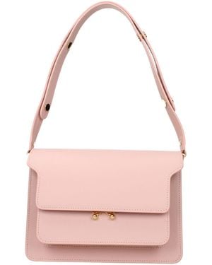 Marni Pink Leather Shoulder Bag