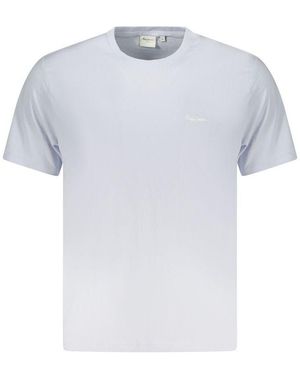 Pepe Jeans Azzurro Cotton Mens T - Blue