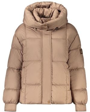 Pepe Jeans Brown Polyester 's Jacket - Natural
