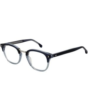 Lozza Blue Cellulose Acetate Glasses (frames) - Black