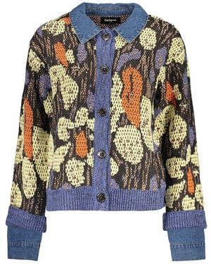 Desigual Viscose Sweater - Blue