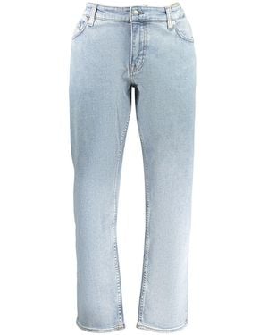 BOSS Azzurro Cotone Uomo Jeans - Blue