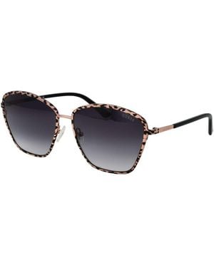 Guess Rose Gold Metal Sunglasses - Blue