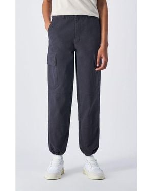 Champion Black Cotton Joggers (workout Pants) - Blue