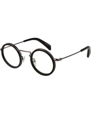 Yohji Yamamoto Metal & Plastic Glasses (Frames) - Black