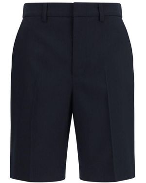 Gucci Black Cotton Short And Mini Shorts - Blue