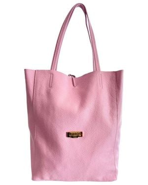 Baldinini Multicolour Cowhide Clutch Bag - Pink