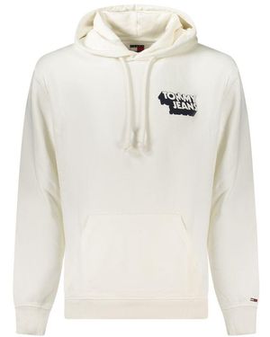 Tommy Hilfiger White Cotton Men Jumper