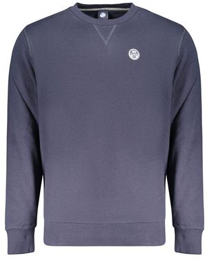 North Sails Blue Cotton Men's Sweatshirt