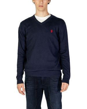 U.S. POLO ASSN. Blue Cashmere Jumper