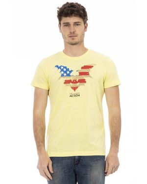 TRUSSARDI ACTION Yellow Cotton T
