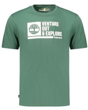 Timberland Cotton T-Shirt - Green