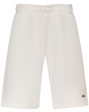 Fila White Cotton Men's Sweatpant